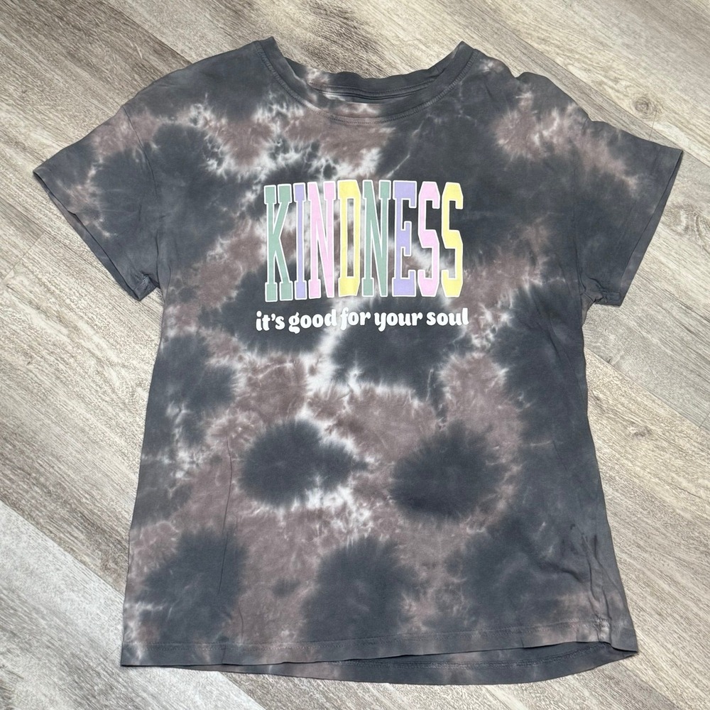 Rebellious‎ one kindness good for soul tie-dye tshirt XS
